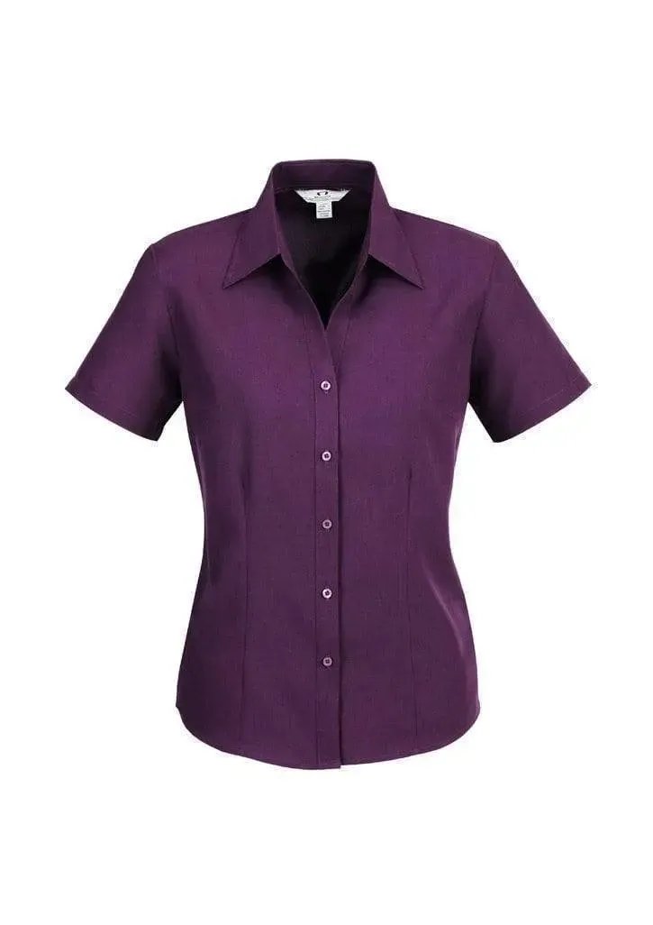 Biz Collection Women’s Plain Oasis Short Sleeve Shirt Lb3601